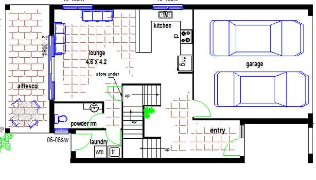 house plans for narrow blocks