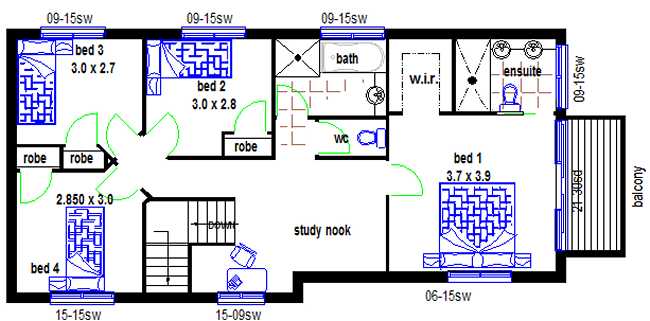 house plans for narrow blocks